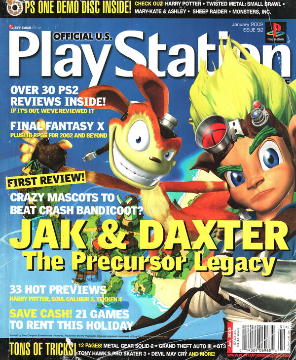 Official U.S. PlayStation Magazine Issue 052 (January 2002) cover